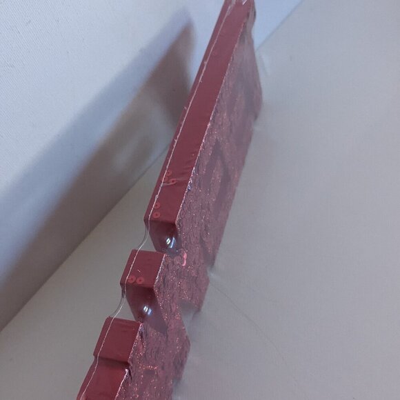 NWT Red Sequin Glitter Sweet Sign Block Letters Home Decor Blingy Christmas Gift - Picture 2 of 5
